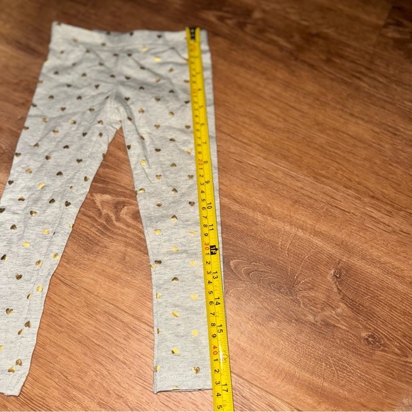 NWT Carter's 2T Toddler Girl White Bear Sherpa Hoodie & Gray Gold Heart Leggings - Picture 14 of 16